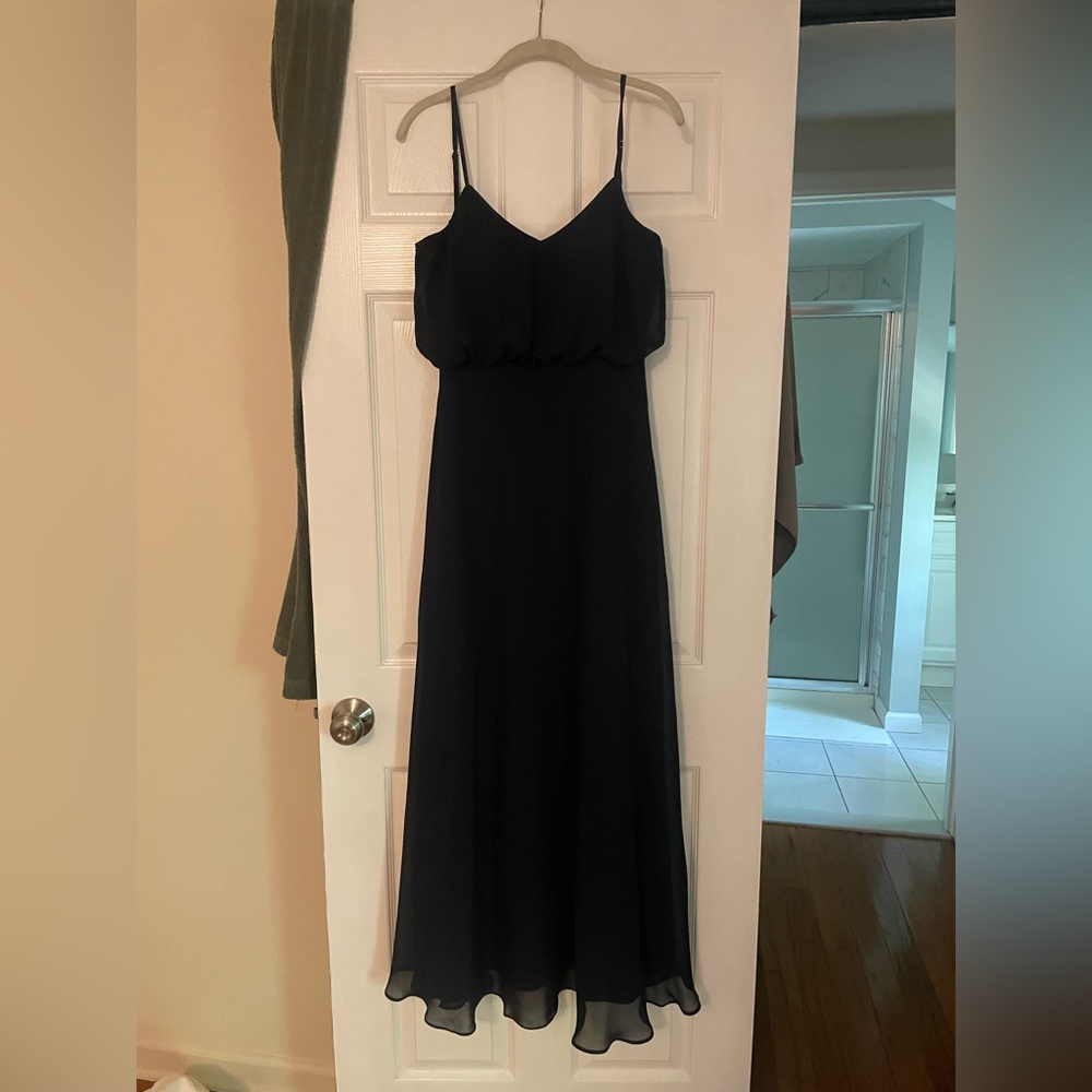 Elegant Navy Maxi Dress